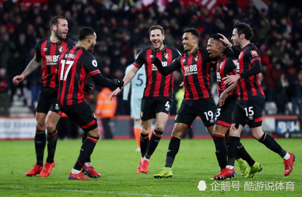  曼城客场三球大胜伯恩茅斯稳固榜首位置  